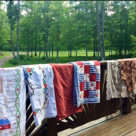 βοΈ VINTAGE MANNEQUIN GREY & RED TOTE OOAK CLOTH SHOULDER BAG - Picture 11 of 16